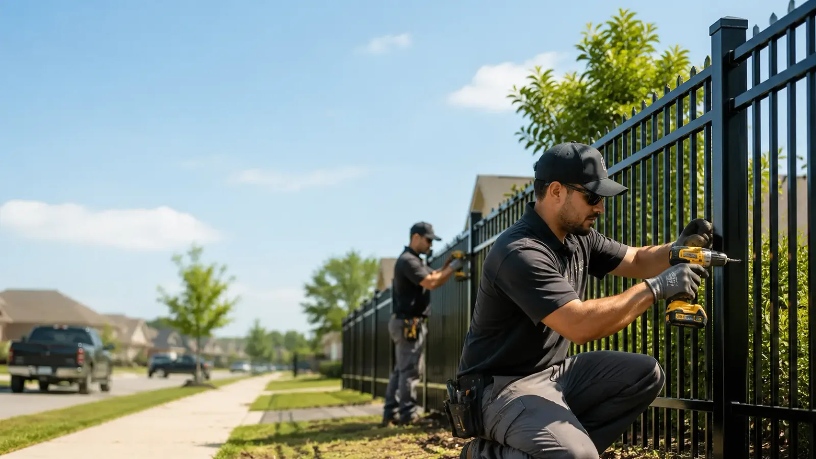 Metal Fence Installation in Brownell, KS
